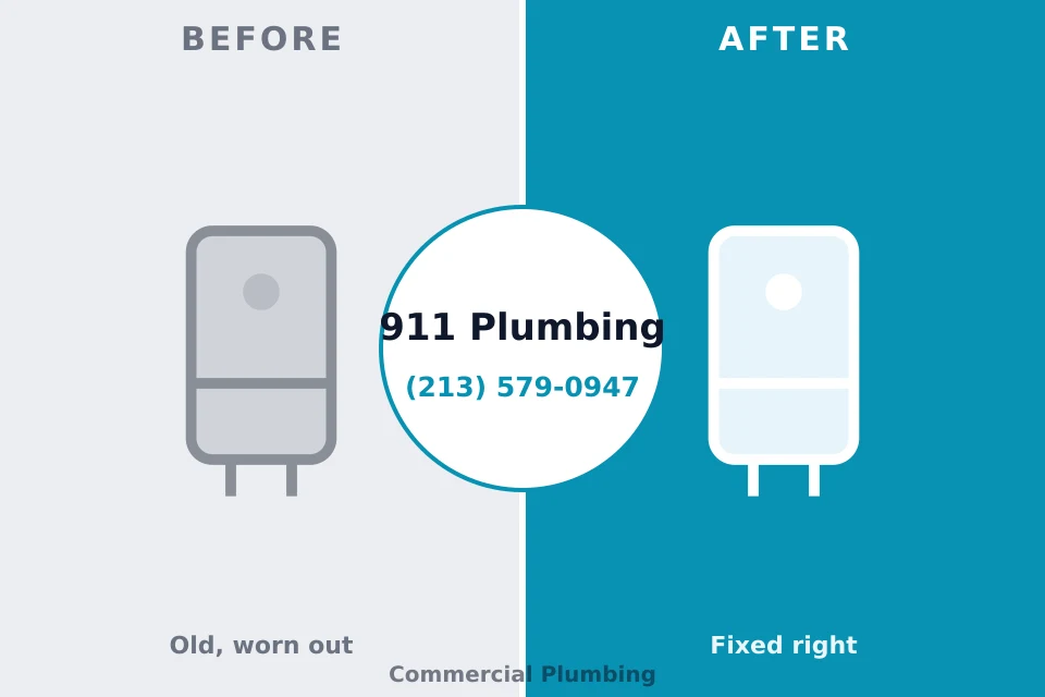 Before and after: plumbing company Sheboygan Falls, WI